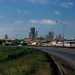 (KMC.2011.1.40) - Oklahoma City, View W from near I35-I40 Interchange, c.1975